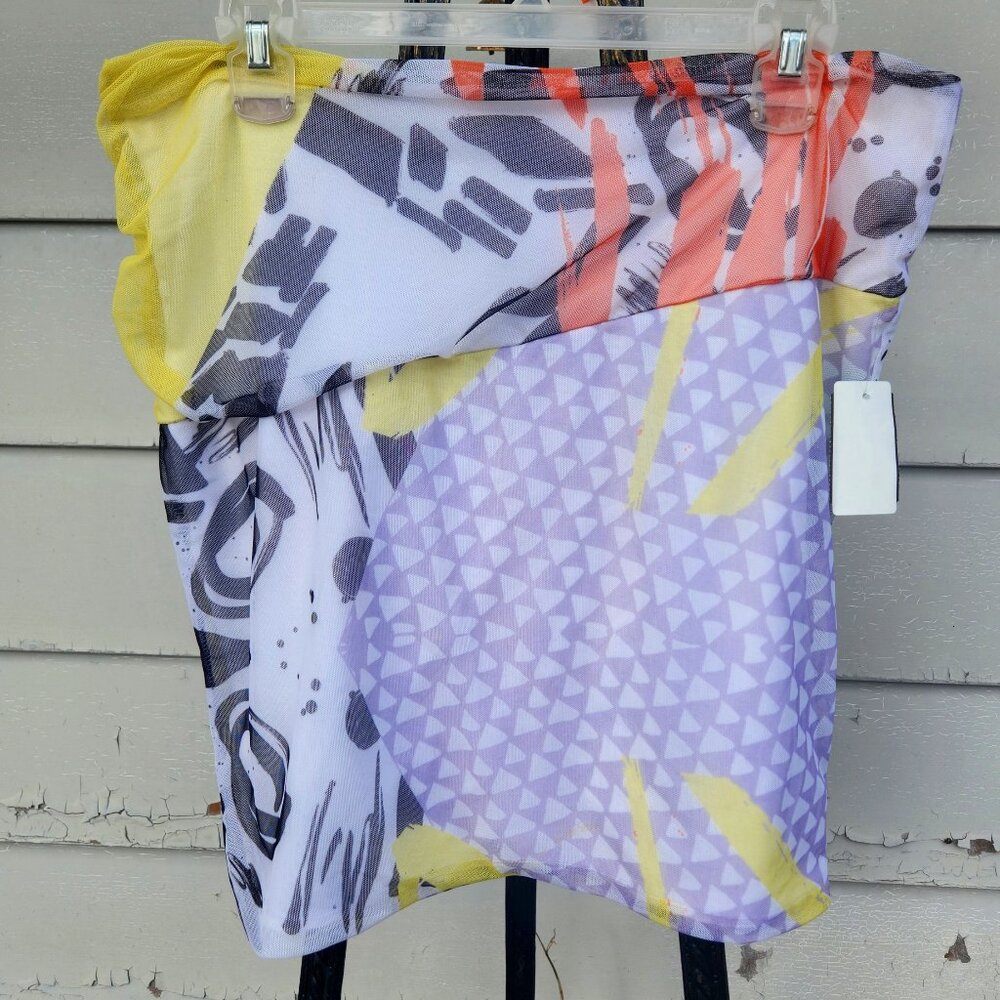 Maloka colourful light-as-a-feather skirt - lined - so comfortable